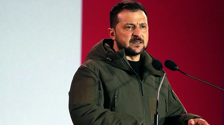 Telediario 1 - Zelenski pide a la comunidad internacional que condene el vídeo de la supuesta decapitación de un soldado ucraniano