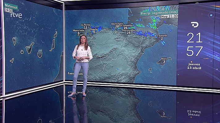 El tiempo - Las temperaturas máximas bajarán en todo el país, de forma más acusada en la mitad oriental peninsular y Baleares