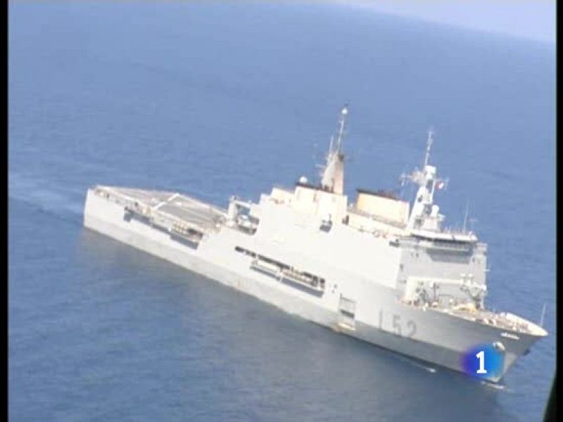 Los 450 militares del buque Castilla ya han pasado sus primeras 24 horas en territorio haitiano