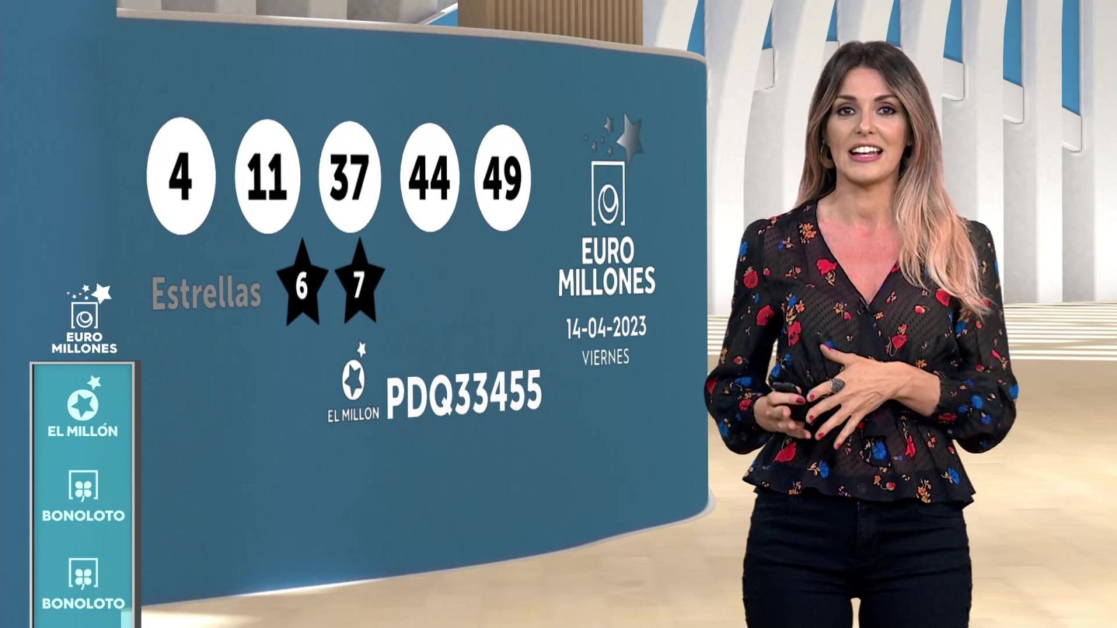 Sorteo de la Bonoloto y Euromillones del 14/04/2023 - ver ahora