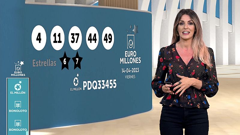 Sorteo de la Bonoloto y Euromillones del 14/04/2023 - ver ahora