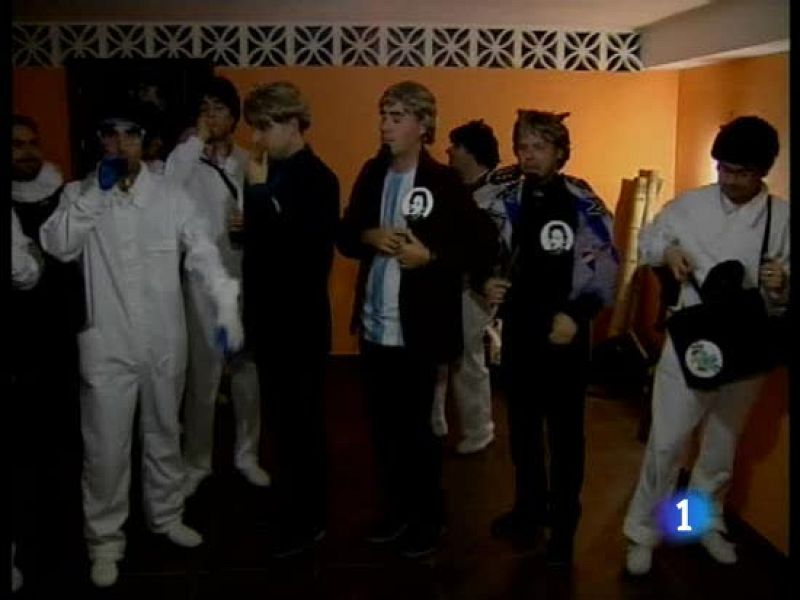 El codazo de Cristiano, versión carnavalera