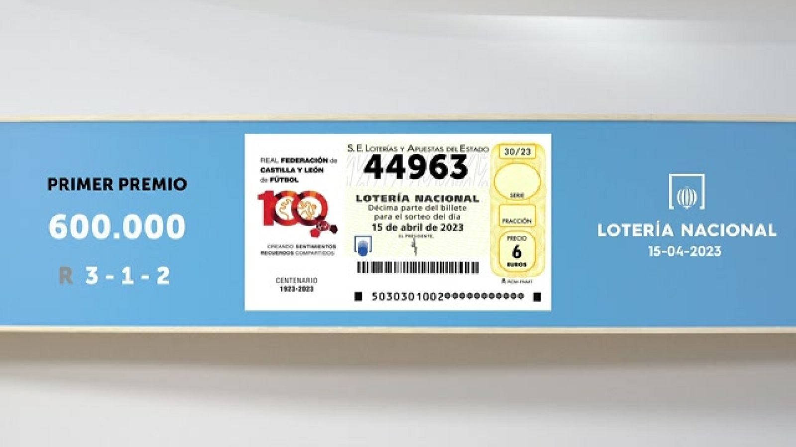 Sorteo de la Lotería Nacional del 15/04/2023 - Ver ahora