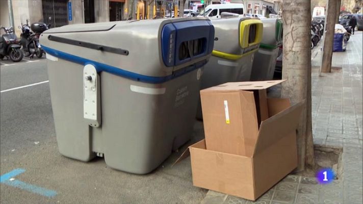 Telediario Fin de Semana - La compra por internet incrementa el consumo de cartón