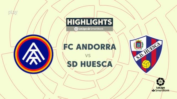 Resúmenes de LaLiga - Andorra - Huesca: resumen del partido, 36ª jornada