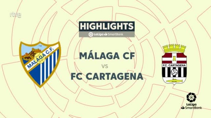 Resúmenes de LaLiga - Málaga - Cartagena: resumen del partido, 36ª jornada
