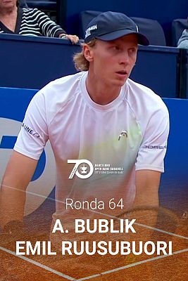 Tenis - ATP 500 Trofeo Conde de Godó:  Bublik -Ruusuvuori