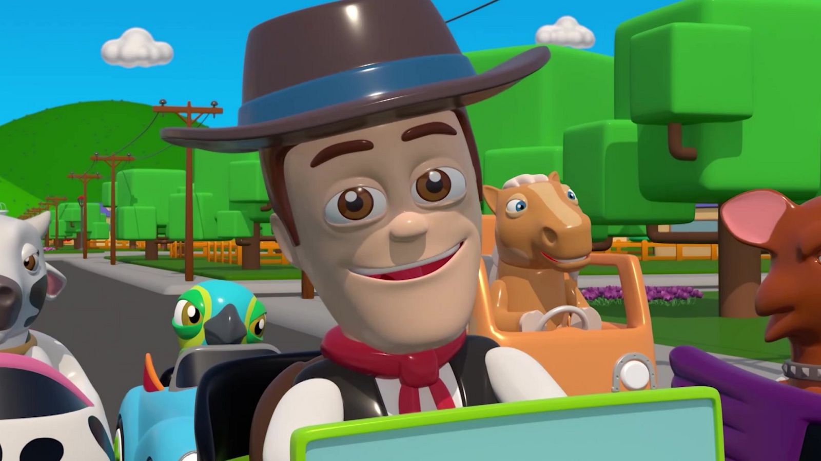 La granja a rodar - El auto bochinchero - El Reino Infantil | Ver