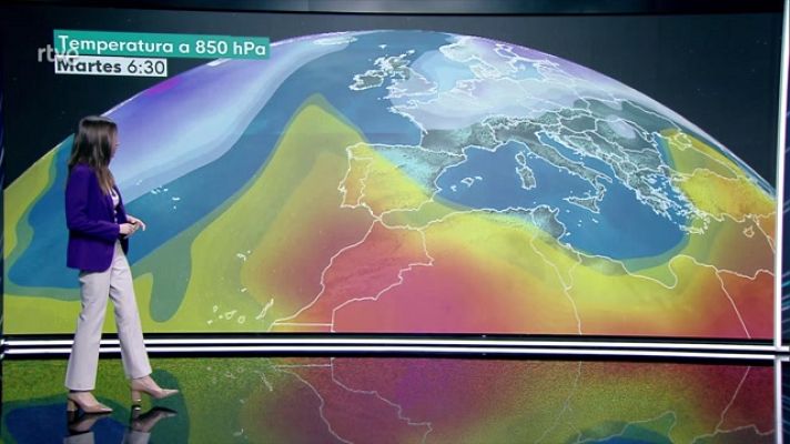 El tiempo - Viento de componente norte en el Ampurdán, valle del Ebro y en Canarias