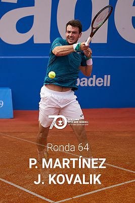 Tenis - ATP 500 Barcelona "Trofeo Conde de Godó": Martínez - Kovalik