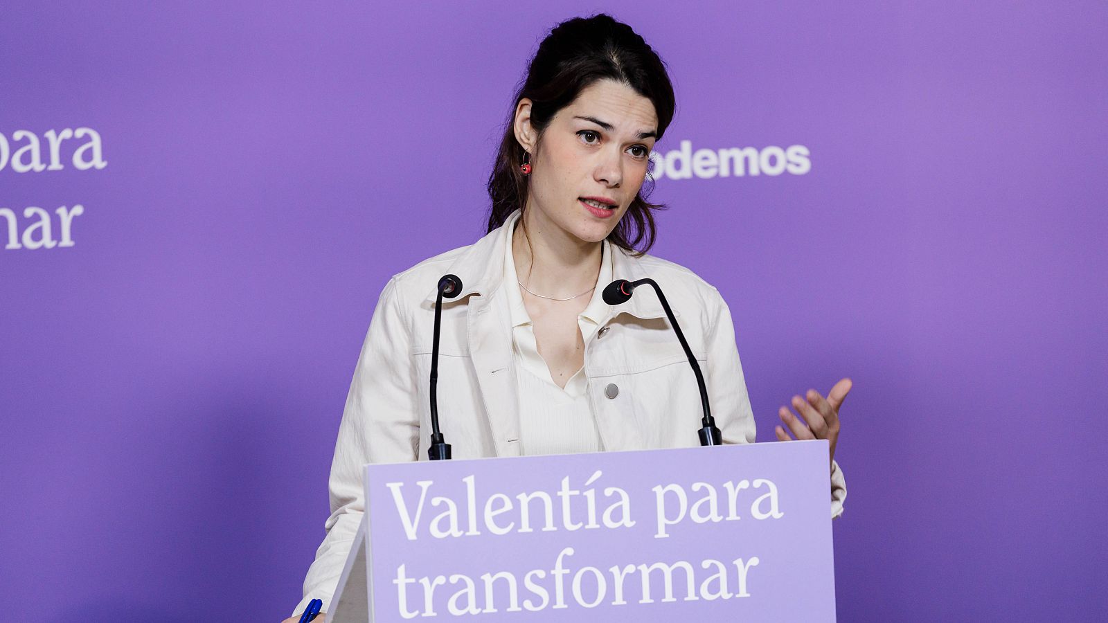 Podemos rechaza la ayuda que propone el PP para la primera vivienda con "dinero público": "Siempre se opone a la regulación del mercado"