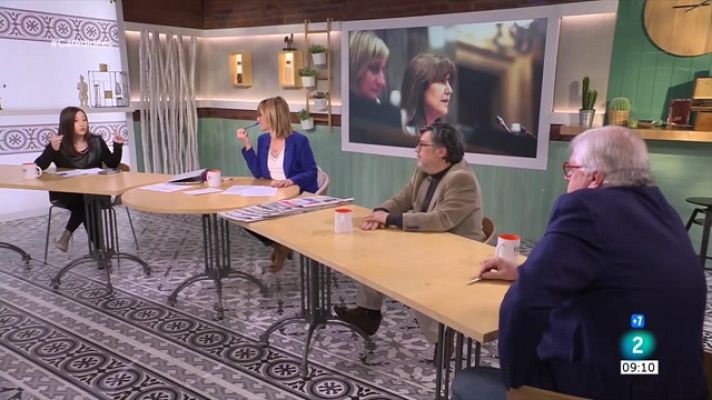 Cafè d'idees - Mar García Puig, Paloma del Río i Laporta parla de Negreira