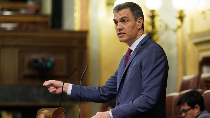 Informativo 24h - Sánchez reivindica su Gobierno "feminista" y Gamarra le reprocha su "electoralismo" y su "tímido y tardío" perdón a las víctimas por el 'sí es sí'