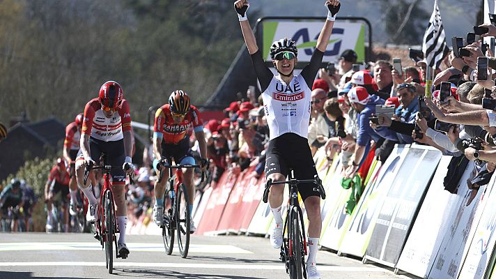 Ciclismo - Tadej Pogacar gana la Flecha Valona 2023: el final en el Muro de Huy