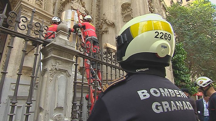 Noticias Andalucía - Simulacro terremoto en la Catedral de Granada