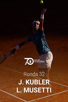 Tenis - ATP 500 Trofeo Conde de Godó: J. Kubler - L. Musetti