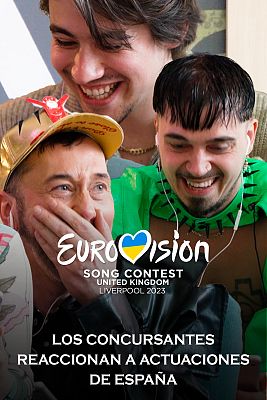 Eurovisión - Los concursantes de Eurovisión 2023 reaccionan a las actuaciones más icónicas de España