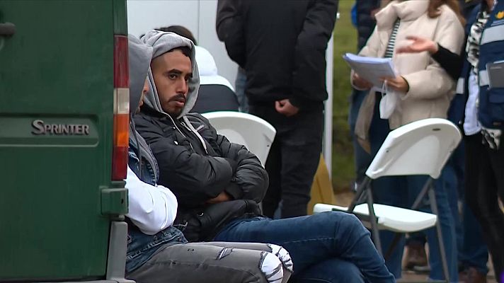 Telediario 1 - Proliferan las mafias que trafican con migrantes en Portugal