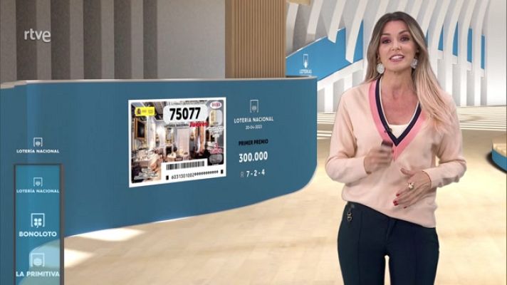 Loterías - Sorteo de la Lotería Nacional, Bonoloto, Primitiva y Jóker del 20/04/2023