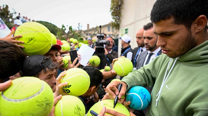 Telediario 1 - Alcaraz: "No poder tener a Rafa en los torneos una pena"