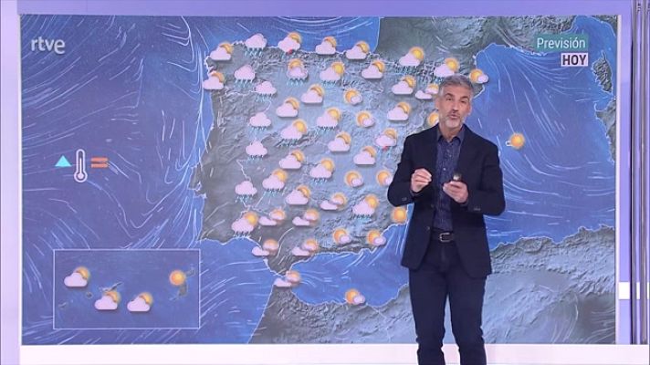 El tiempo - Posibilidad de algún intervalo de viento fuerte al final del día en el Cantábrico oriental