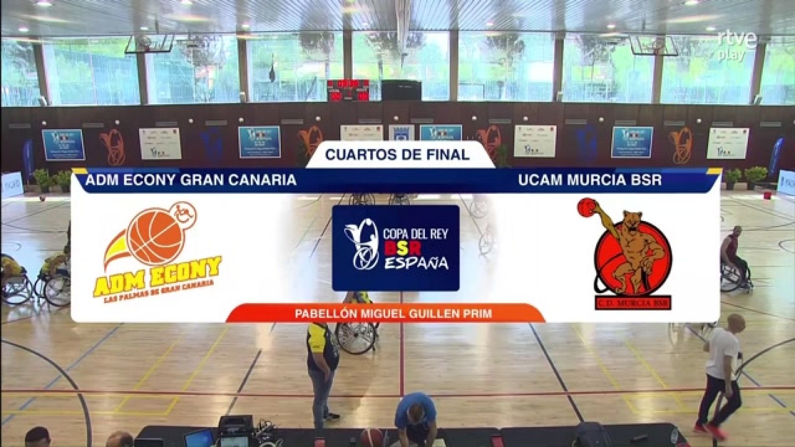 Baloncesto en silla de ruedas - Copa del Rey. Cuartos de final. Econy Gran Canaria - UCAM Murcia BSR -- Ver ahora