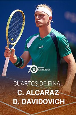 Tenis - ATP 500 Trofeo Conde de Godó: Alcaraz - Davidovich