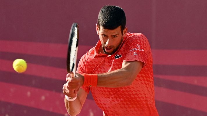 Telediario 2 - Djokovic cae ante su compatriota Lajovic en el torneo previo al Mutua Madrid Open