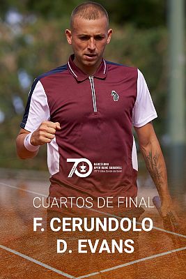 Tenis - ATP 500 Trofeo Conde de Godó: Evans - Cerundolo