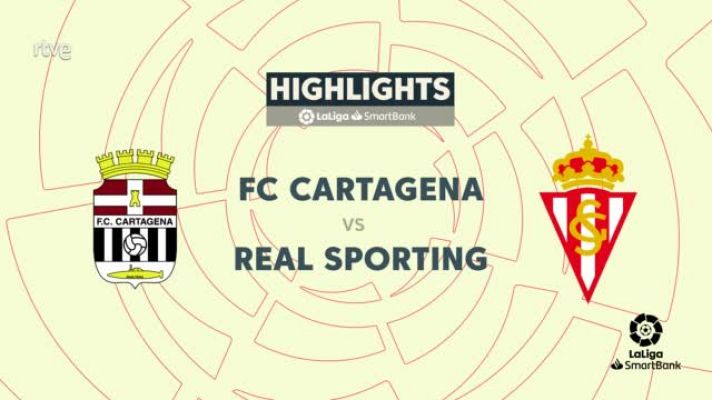 Resúmenes de LaLiga - Cartagena - Sporting: resumen del partido de la 37ª jornada