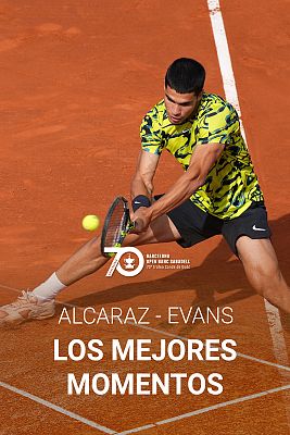 Tenis - Godó 2023 | Carlos Alcaraz - Daniel Evans. Mejores puntos