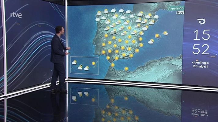 El tiempo - Precipitaciones localmente fuertes o persistentes en Galicia