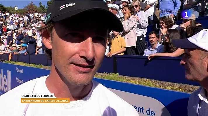 Juan Carlos Ferrero: ''Alcaraz ha nacido para jugar este tipo de partidos''