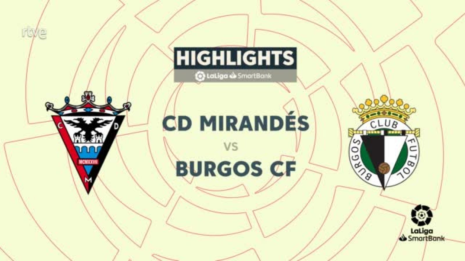 Mirandés - Burgos: resumen del partido de la 37ª jornada de Segunda - ver ahora