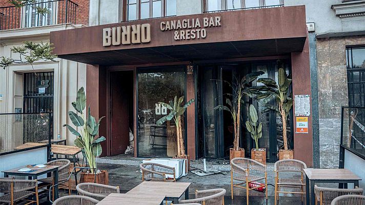 Telediario Fin de Semana - La investigación del incendio en el restaurante se centra en si la decoración cumplía con la normativa