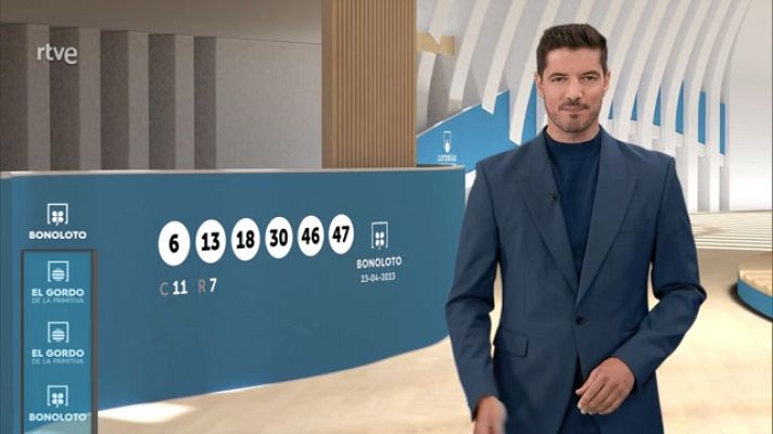 Loterías - Sorteo de la Bonoloto y El Gordo de la Primitiva del 23/04/2023