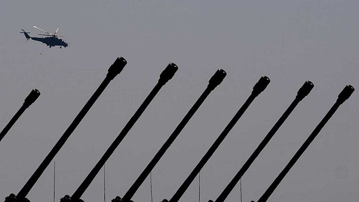 Telediario 1 - La guerra en Ucrania dispara el gasto militar, que llega a niveles de la Guerra Fría