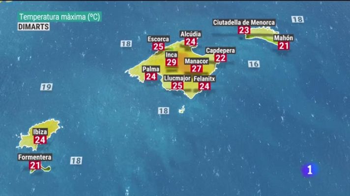 Informatiu Balear - El temps a les Illes Balears - 24/04/23