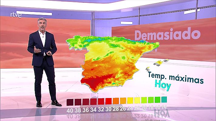 El tiempo - En todo el extremo norte peninsular, estará en general nuboso, sin descartar precipitaciones débiles, más probables en Galicia y el Cantábrico occidental