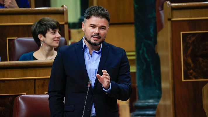 Informativo 24h - Rufián pide la reprobación de la ministra de Transportes por la situación de Rodalies y Sánchez le reprocha el electoralismo