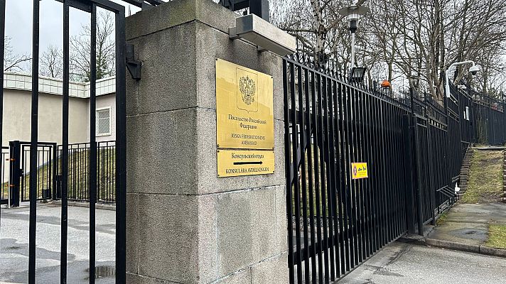 Telediario 1 - Un tercio de los trabajadores de las embajadas rusas en los países nórdicos son espías