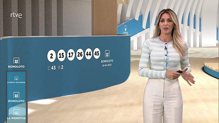 Loterías - Sorteo de la Bonoloto del 26/04/2023