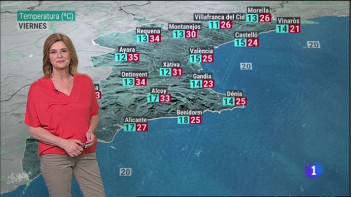 L'informatiu - Comunitat Valenciana - El tiempo en la Comunitat Valenciana 27/04/23