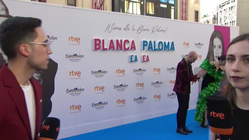 Eurovisión 2023 - Alfombra roja del concierto de despedida de Blanca Paloma