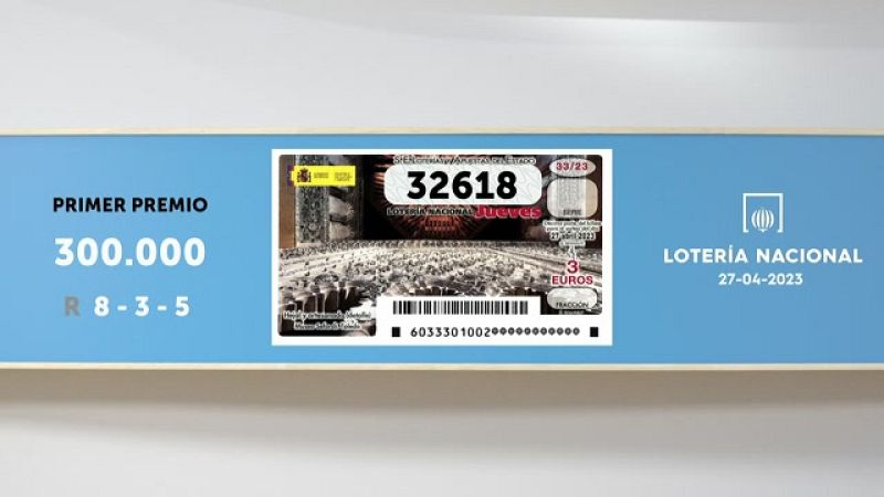 Sorteo de la Lotería Nacional del 27/04/2023 - Ver ahora