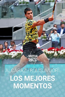 Tenis - Madrid Open | Carlos Alcaraz - Emil Ruusuvuori. Resumen