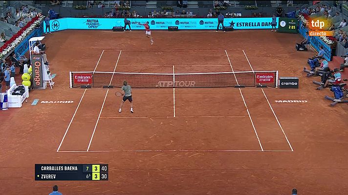 Madrid Open de Tenis - Carballés firma uno de los puntos del Mutua Madrid Open