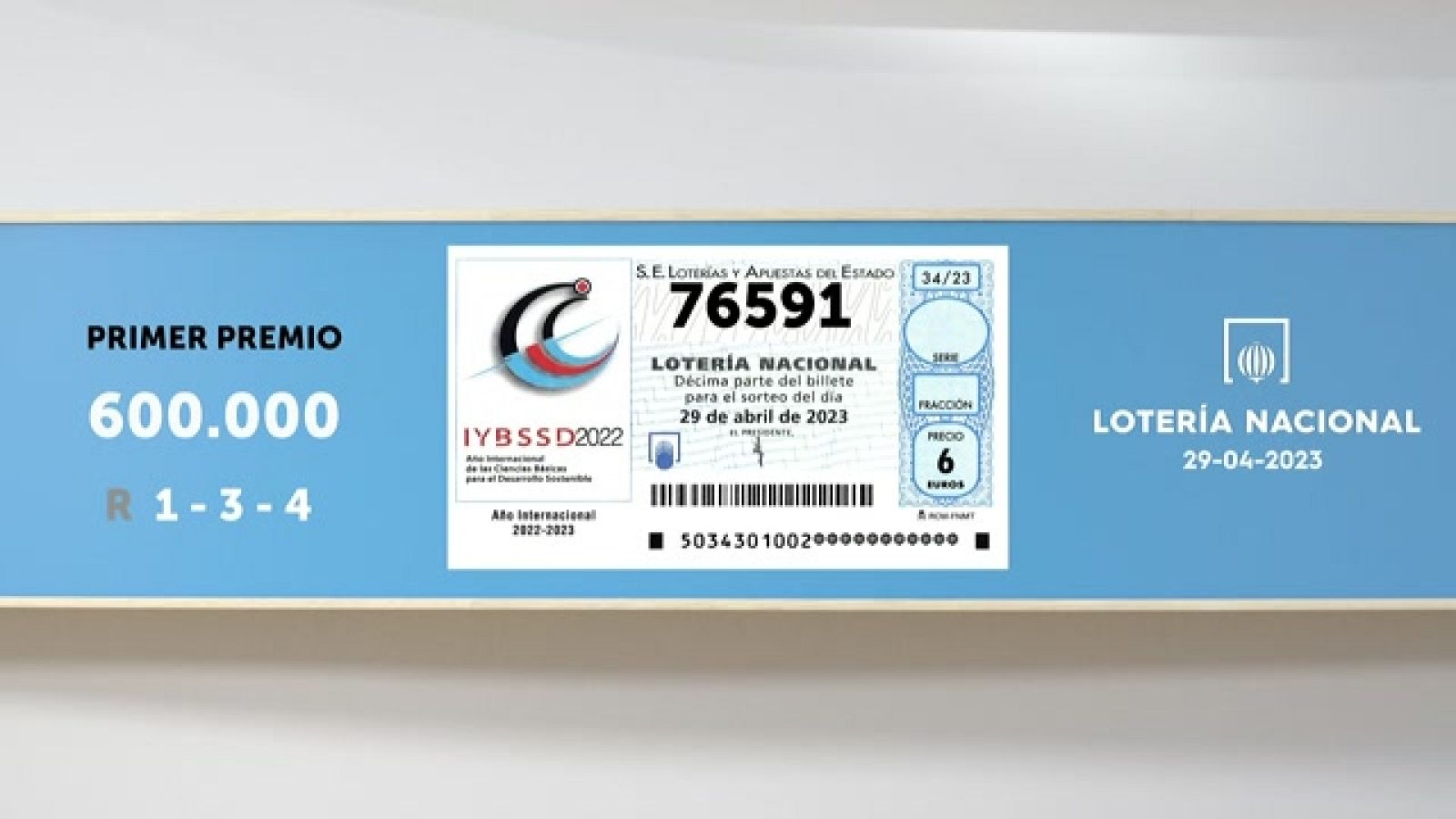 Sorteo de la Lotería Nacional del 29/04/2023 - Ver ahora