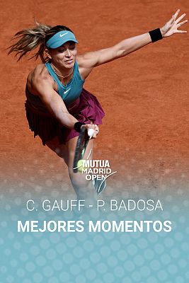 Tenis - Mutua Madrid Open 2023 | Paula Badosa - Coco Gauff. Resumen