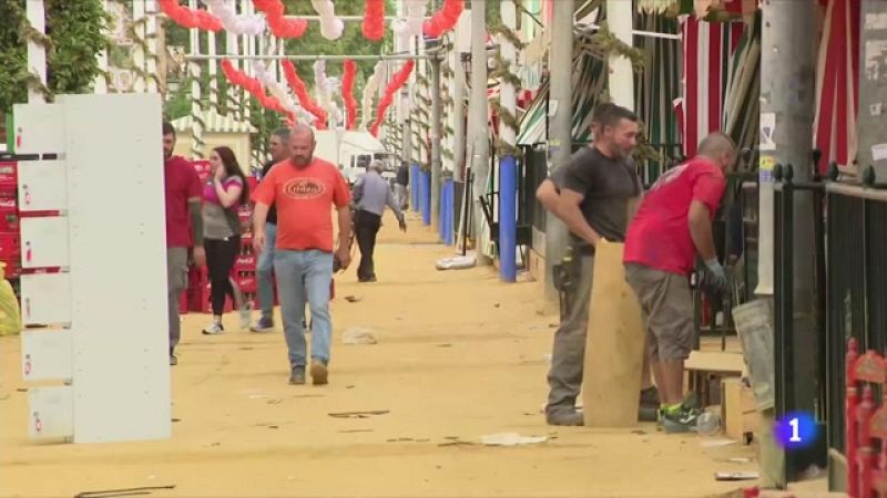 Feria de Abril: las tareas de limpieza y desmontaje despiden una feria récord -Ver ahora